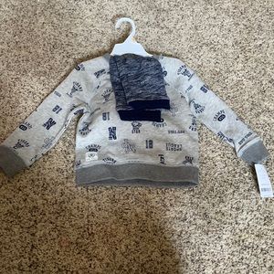 new carter’s pants and long sleeve shirt